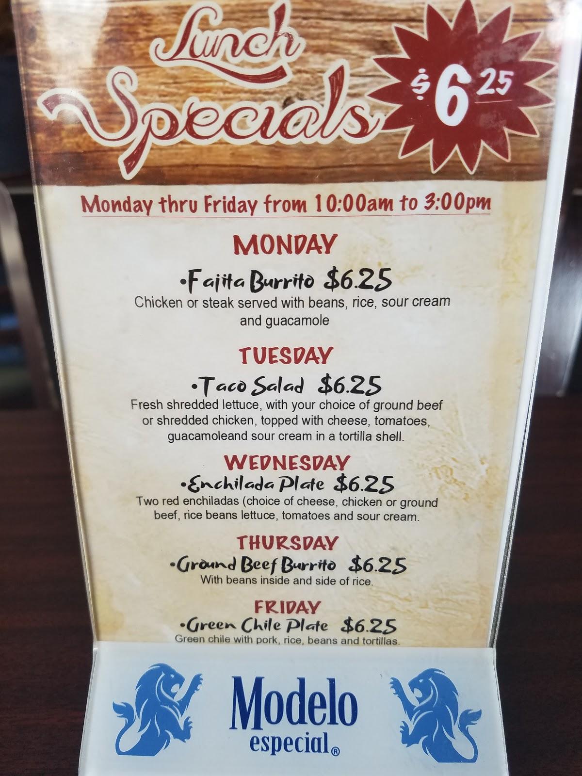 Carta del restaurante Taqueria Jalisco Mexican Grill, Aurora, E Hampden Ave Ste 132