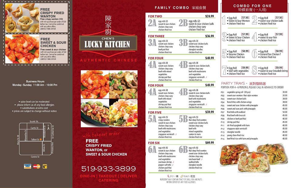 Menu At Lucky Kitchen Chen Restaurant Saint Thomas   R71b Menu Lucky Kitchen Chen 