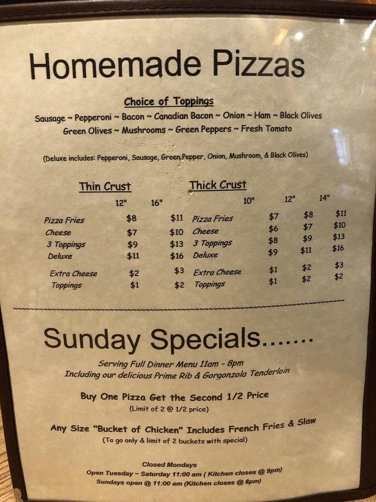 Menu at Heart Breakers pub & bar, Antigo