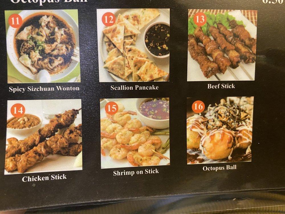 Menu at King Noodle And Bar, Killeen