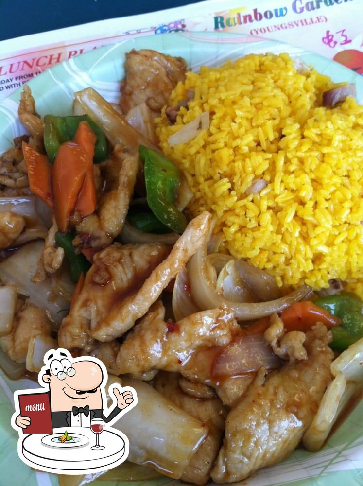 Rainbow Garden in Youngsville Restaurant menu and reviews