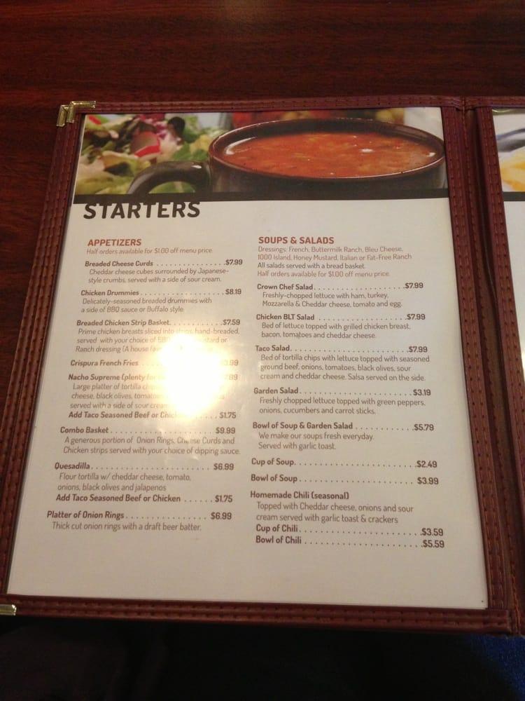 Menu at Charlies Eatery & Pub, Rochester, US52