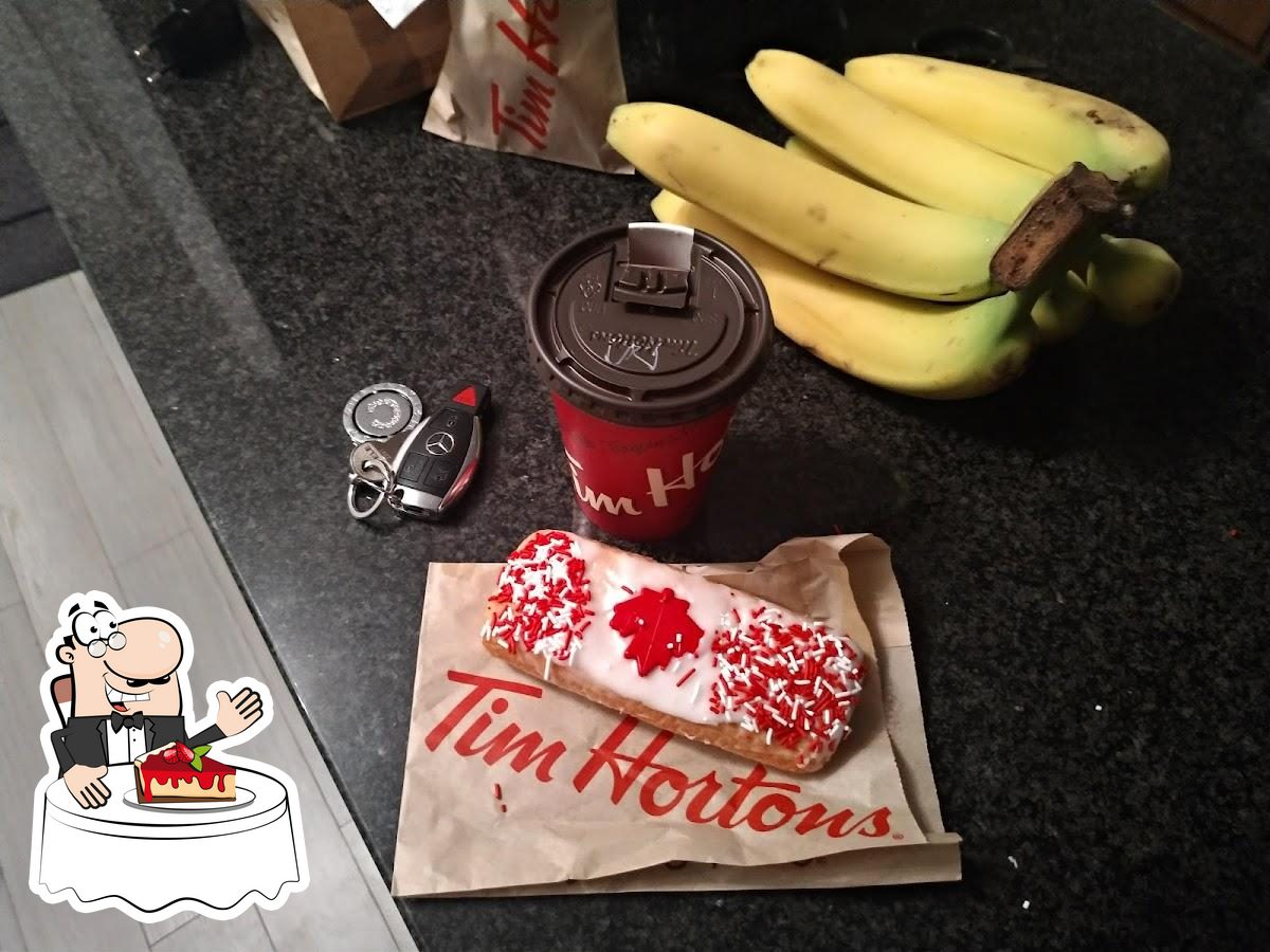 Menu au Tim Hortons restaurant, Montréal, Gare Centrale