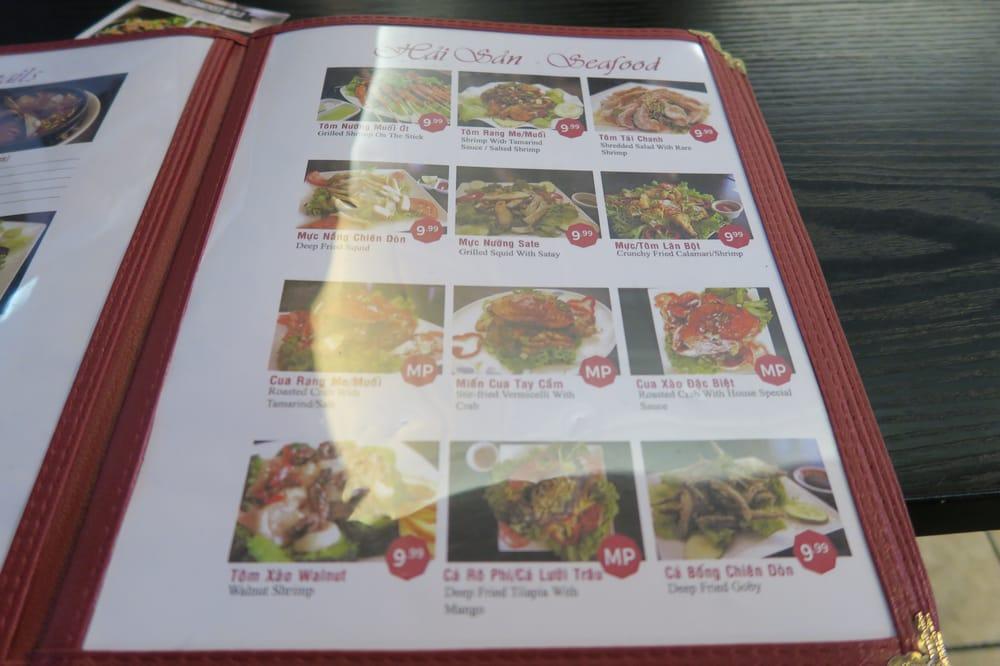 Menu at Tràm Chim Fresh Seafood restaurant, Westminster, Bolsa Ave Ste B