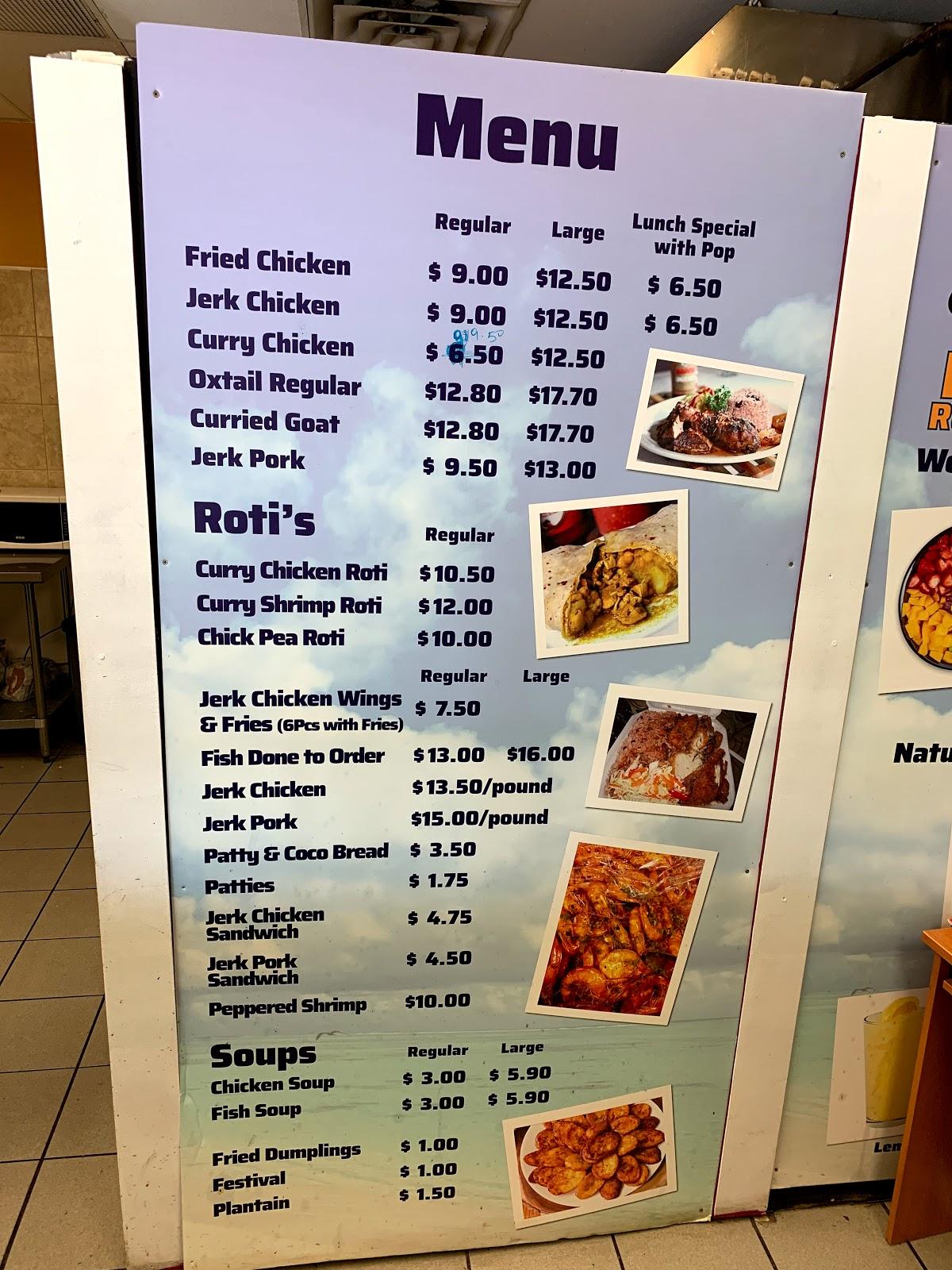 Menu at Stacy’s Island Flavor Restaurant and Caterers, Toronto
