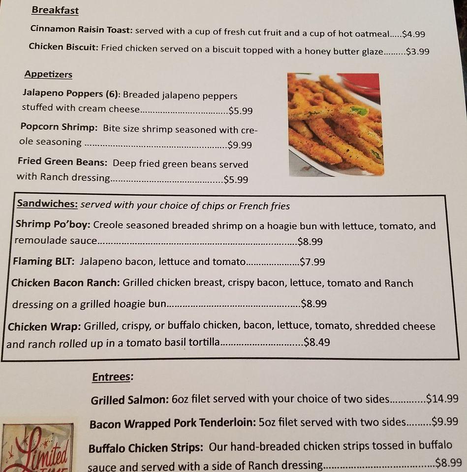 Menu at Lindy's Restaurant, Dallas