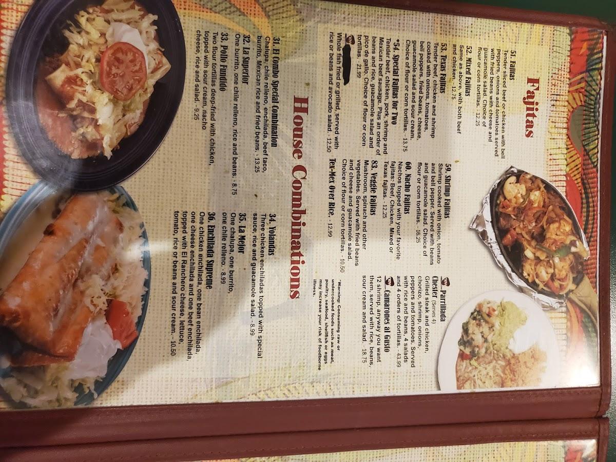 Menu At Los Magueyes Restaurant Chester