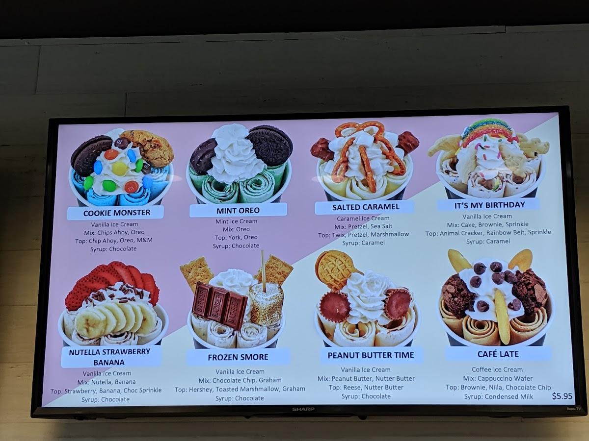 Menu at Sweet Monster Ice Cream desserts, Fort Wayne