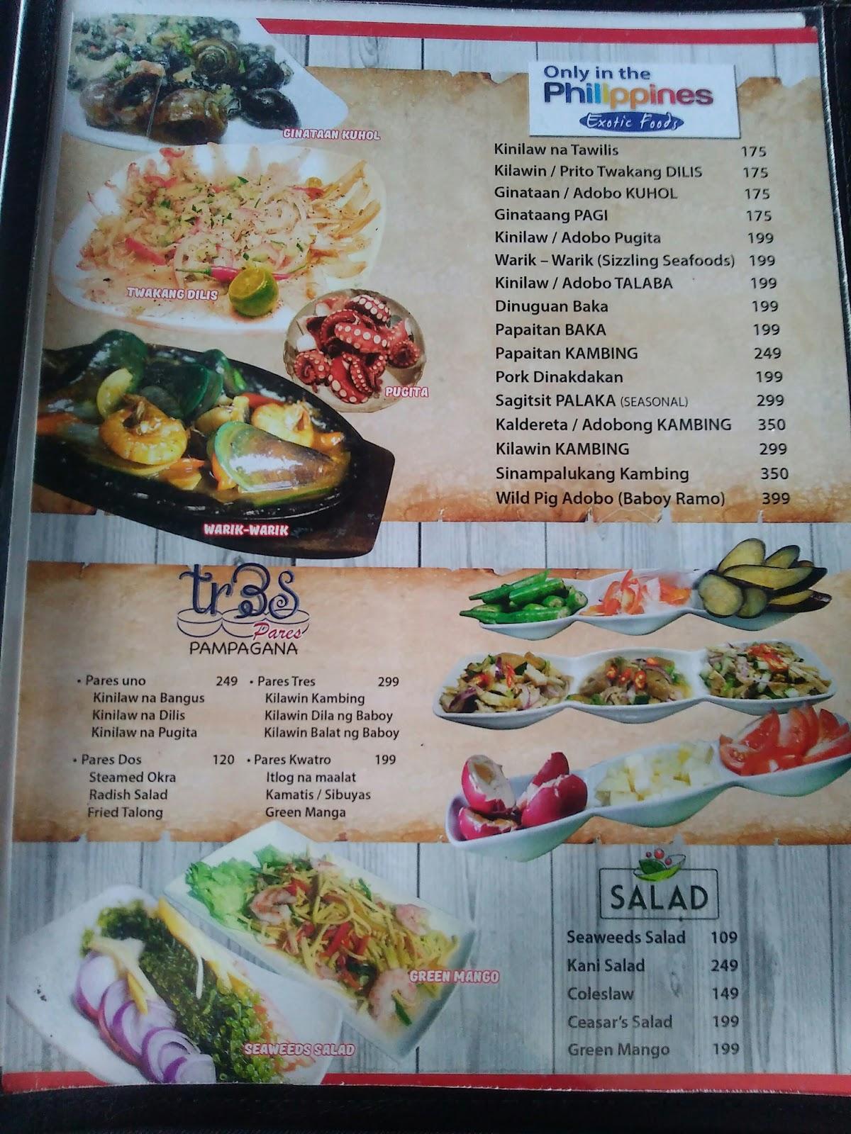 Menu at Romeo's Restaurant Sumulong Highway Antipolo, Antipolo