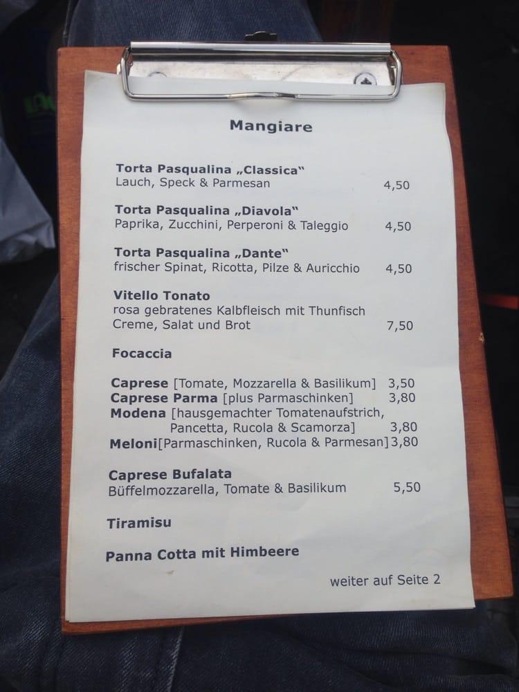 Speisekarte von Cafè Meloni cafe, Limburg an der Lahn
