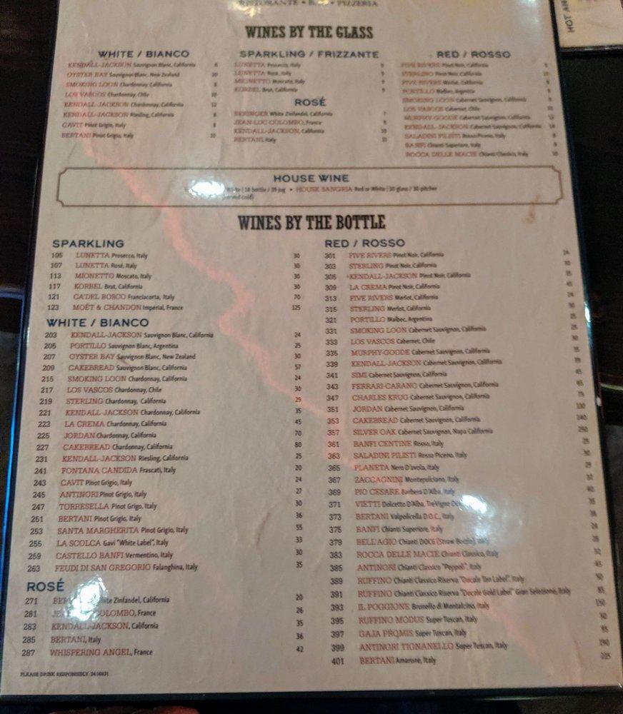 Menu At Feast Italian Kitchen Old Bridge Nj Pub & Bar, Old Bridge Township