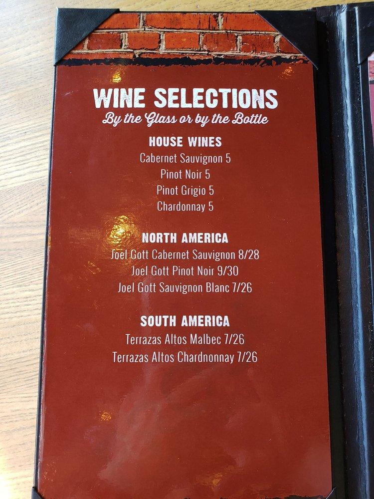Menu at Brick House KC pub & bar, Kansas City