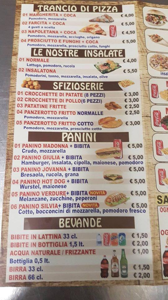 Menu Da Pizzeria Dasporto San Marco Cassina De Pecchi Cassina De Pecchi 6851