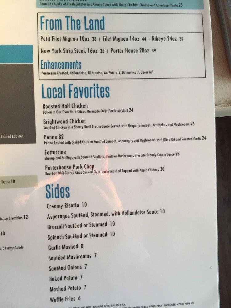 Menu at Drift 82 restaurant, Patchogue