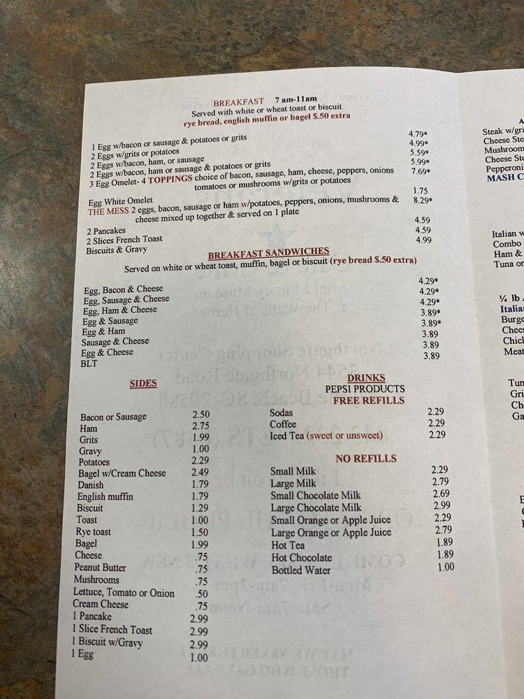 R73a Menu Veterans Cafe And Grille 2022 09 