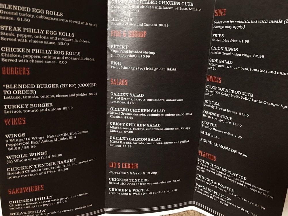 blended kitchen bar and grill menu