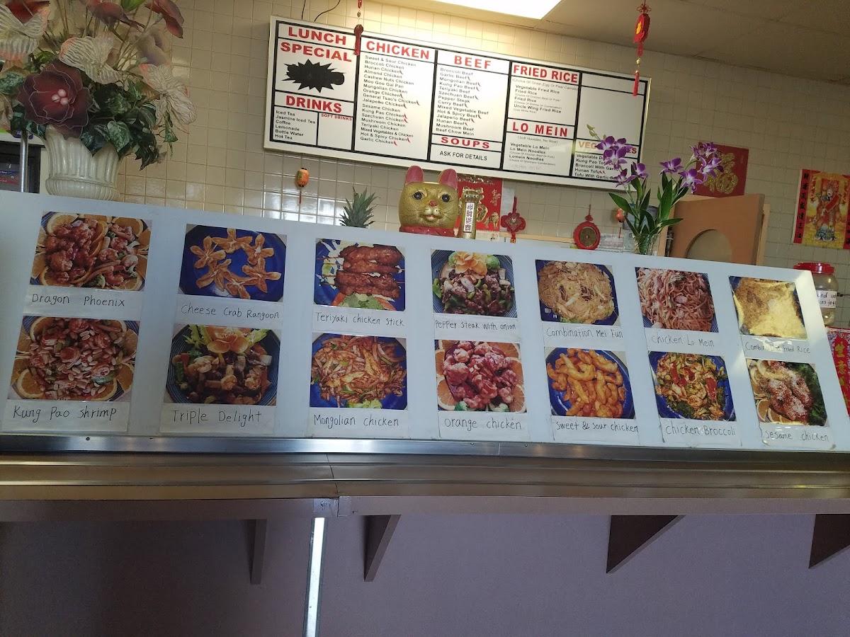 Menu at Uncle Wing Chinese Restaurant, Garland