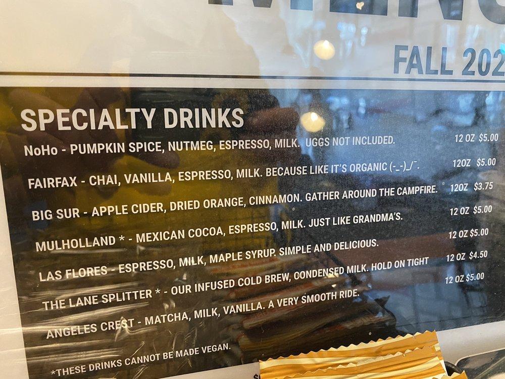 Menu at Clutch Moto, Bayonne