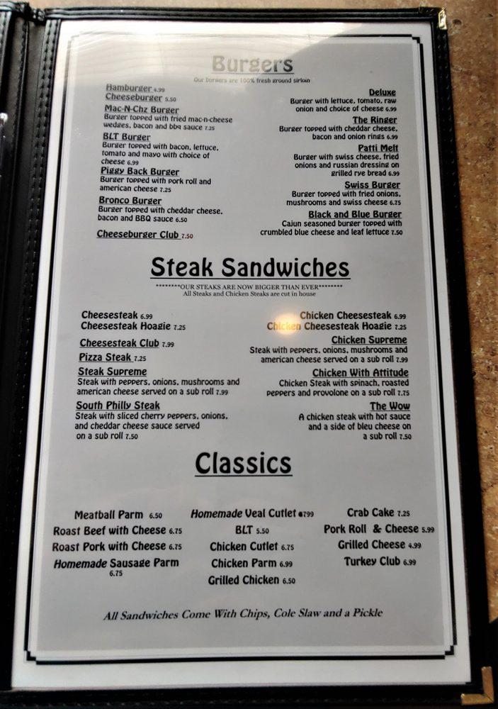 Menu at Dominic's Tavern pub & bar, Bellmawr