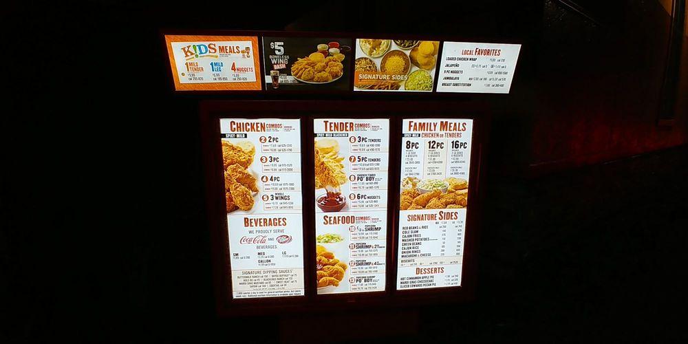 Menu At Popeyes Louisiana Kitchen Fast Food Lynden 3542