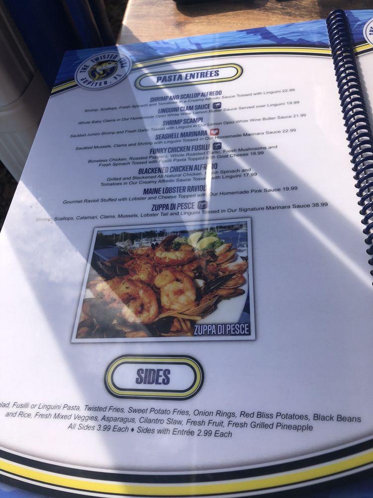 Menu at The Twisted Tuna Jupiter FL restaurant, Jupiter