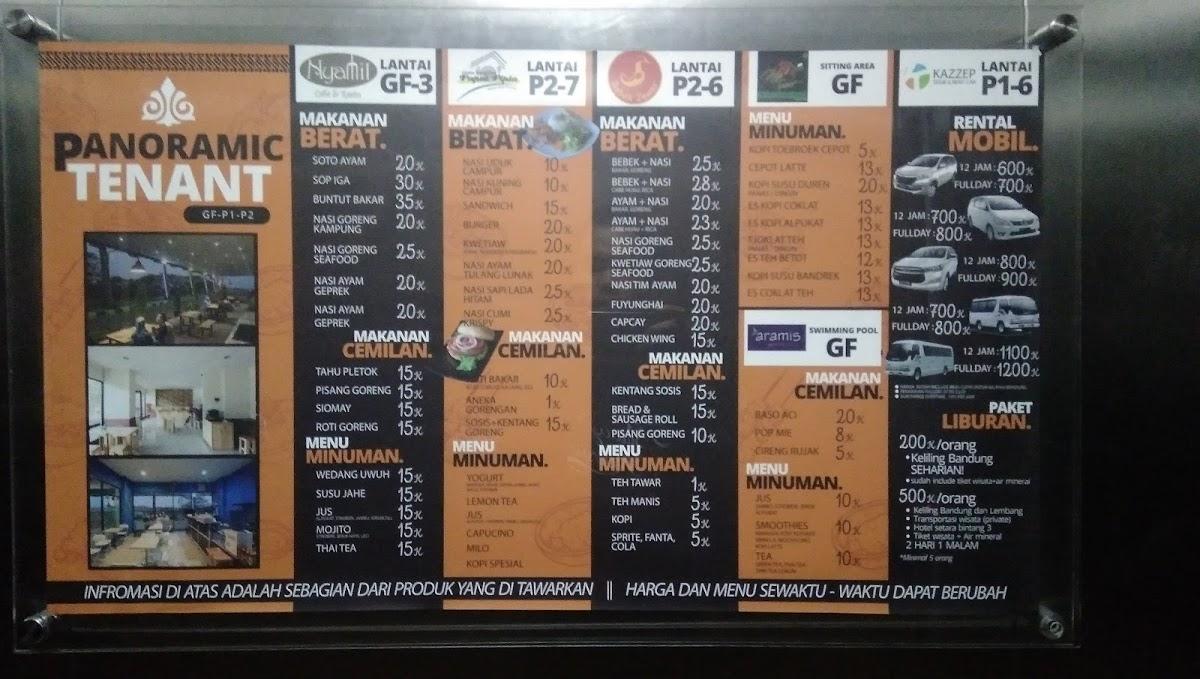 Menu At Nyamil Cafe Resto Bandung