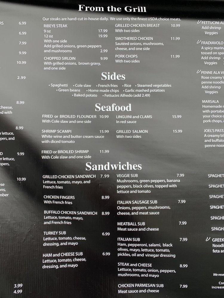 Menu at Sammio's Italian Restaurant, Fayetteville, Raeford Rd