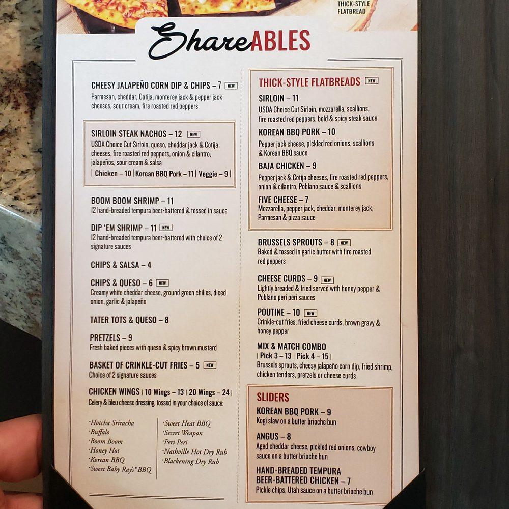 Menu at The Brass Tap pub & bar, Huntsville