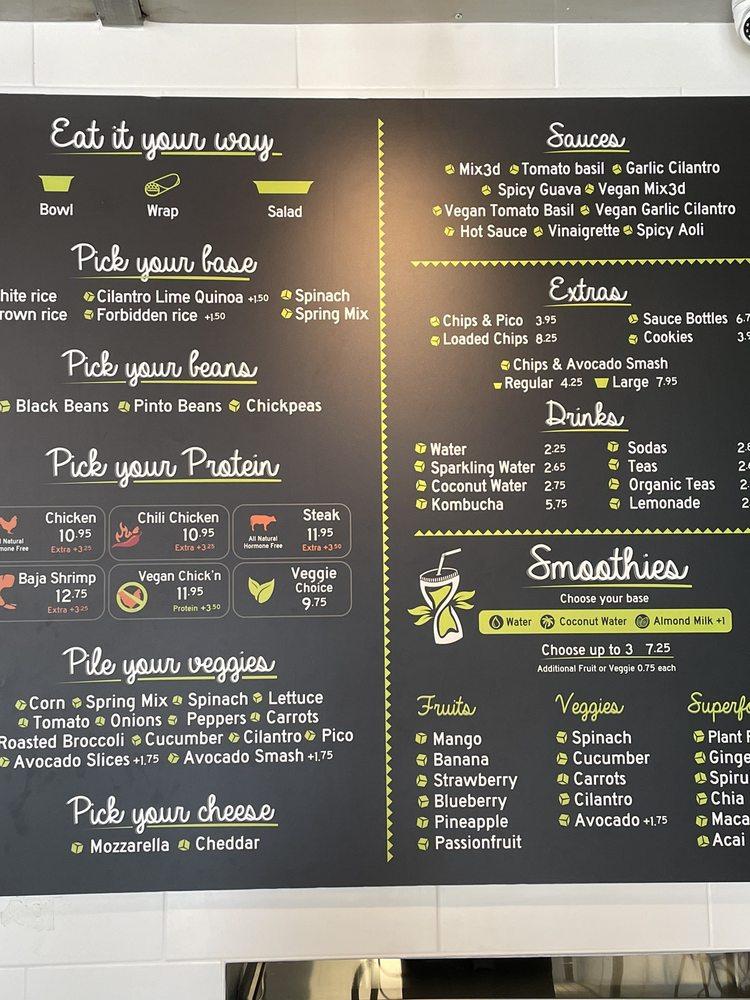 Carta del pub y bar Diced Country Walk, Richmond West