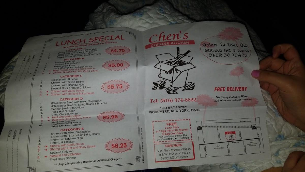 Chen S Chinese Food Menu Menu For Chen S Chinese Food vrogue.co
