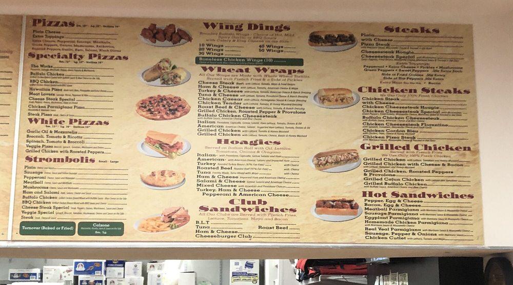 Menu at Pepperoni Pizza & Grill pizzeria, Oaklyn