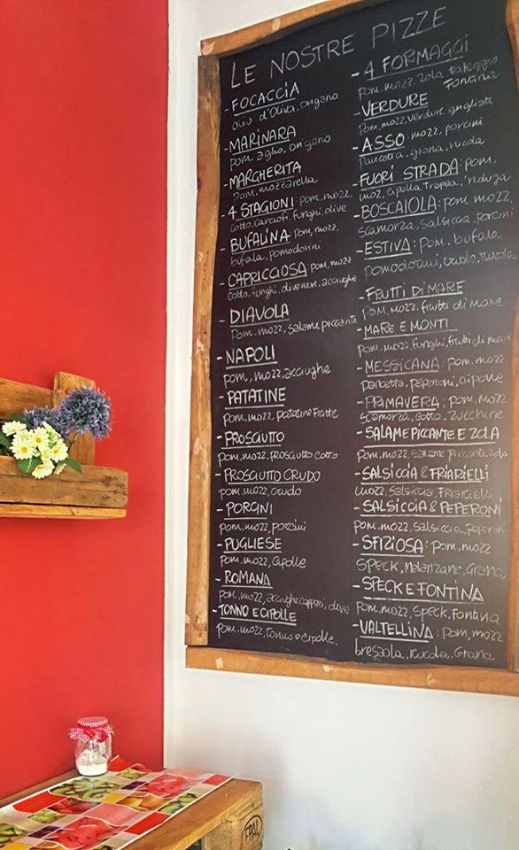 Menu di Pizzeria Fuori Strada 