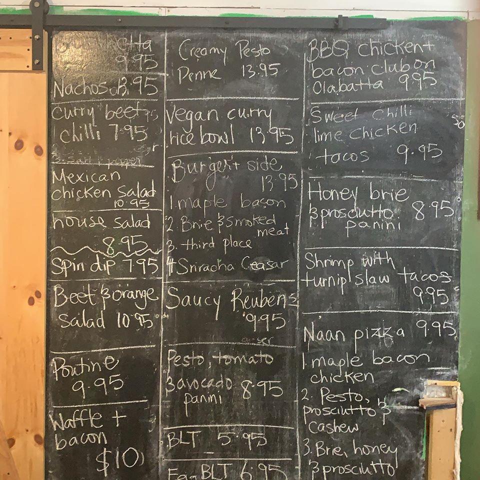 Menu at The Third Place Cafe + Bistro, Grand FallsWindsor, 100 Taylor Rd