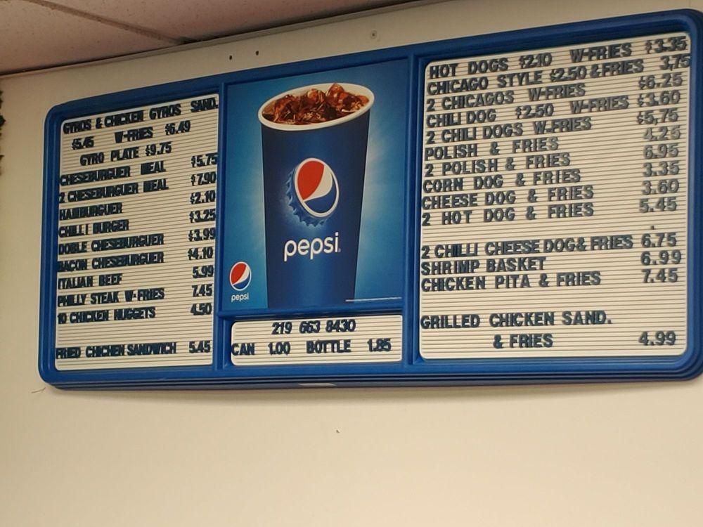 Menu At Nickys Gyros Restaurant Crown Point