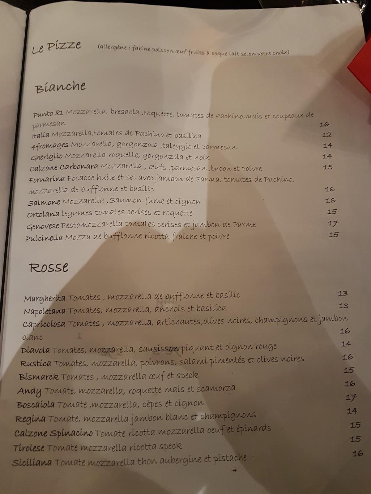 Menu de Controvento