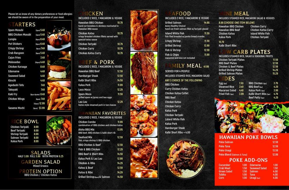 Menu at Yummy House BBQ, Brentwood