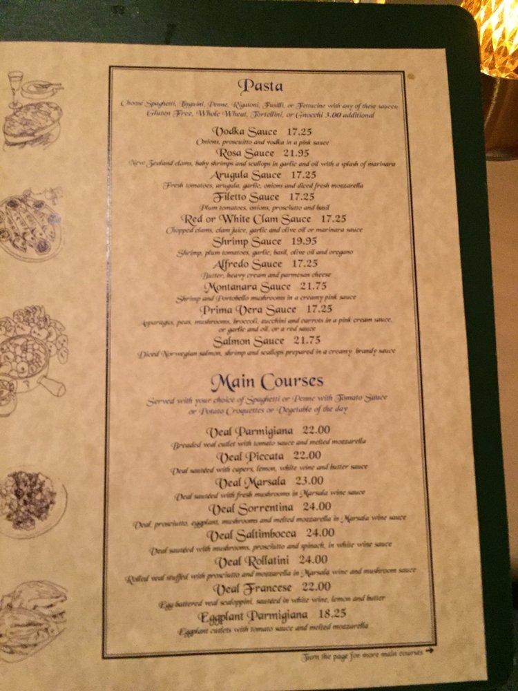 Menu at King Umberto pizzeria, Elmont