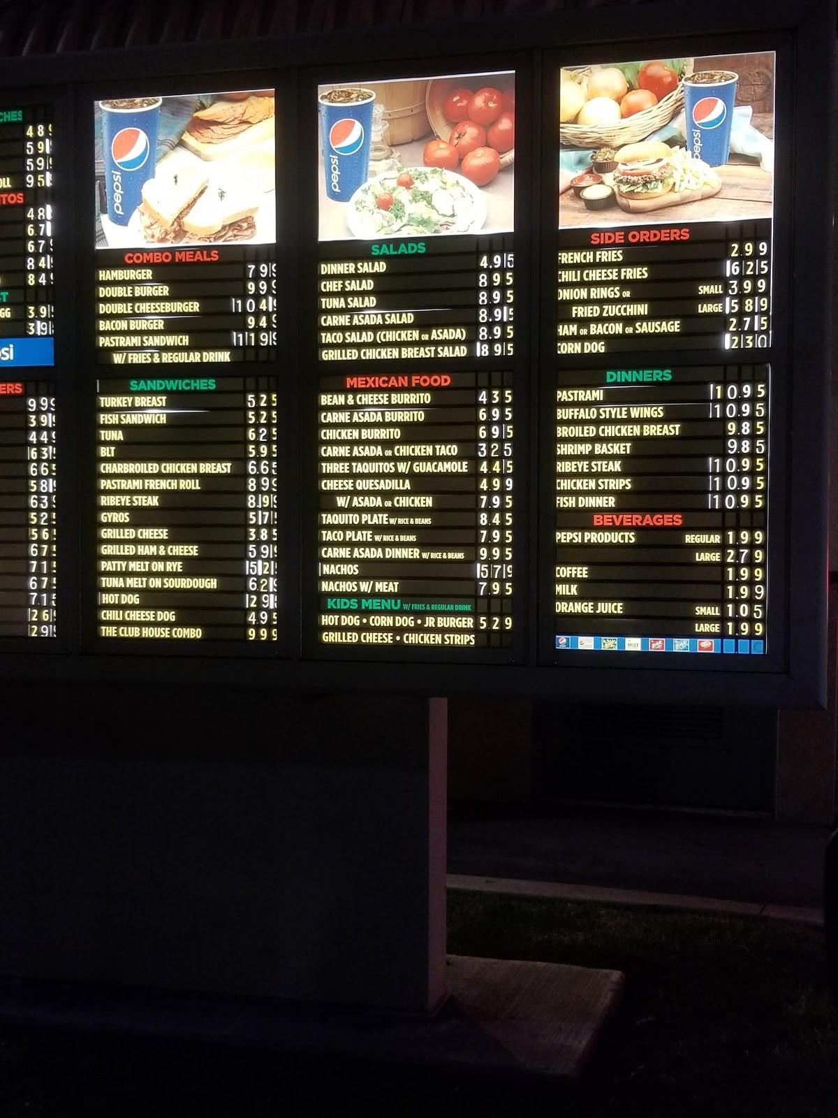 Carta del restaurante Burgers, San Bernardino, 256 E 40th St