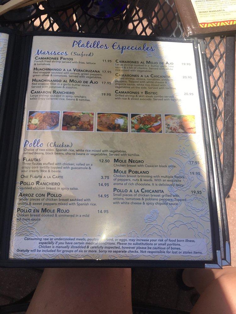 Menu at Javier's Sabor Mexicano & Agave Bar, Arlington Heights