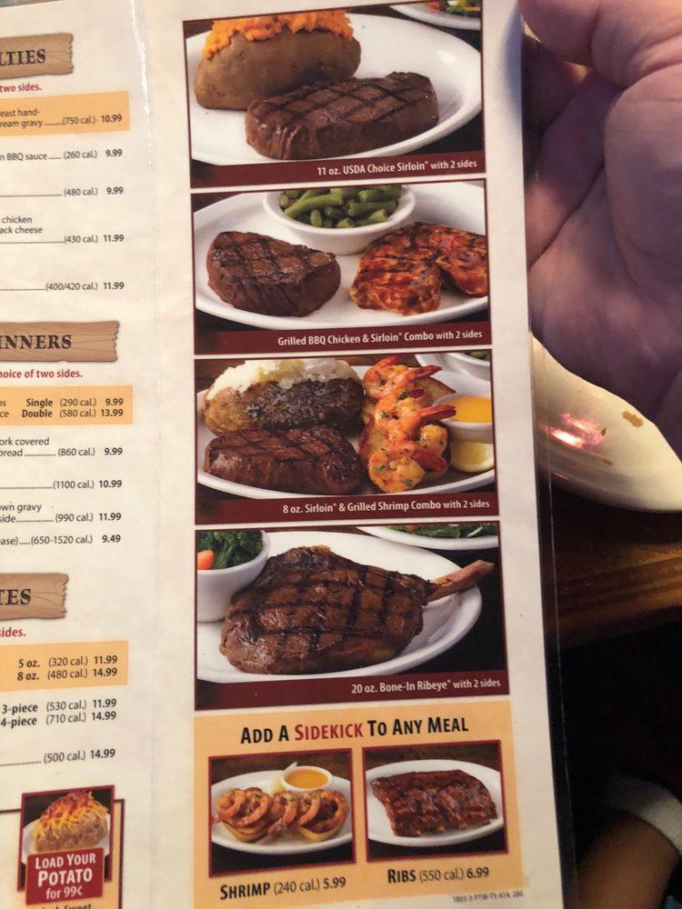 Menu at Texas Roadhouse BBQ, Matthews, 10400 E Independence Blvd