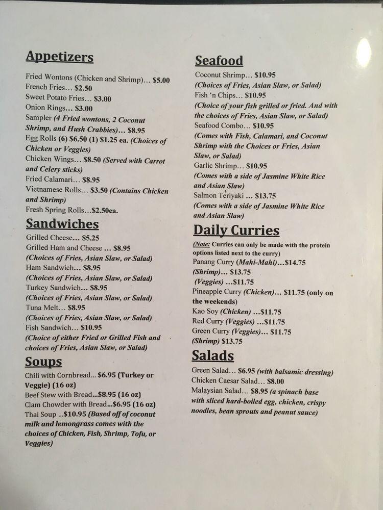 Menu at Noi's 2nd Street Café cafe, Baywood-Los Osos