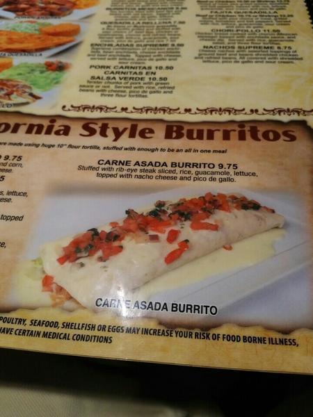 Menu At El Tapatio Mexican Restaurant, Wilson, Raleigh Rd Pkwy W