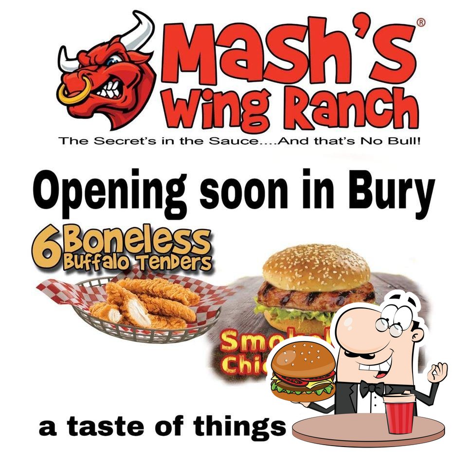 Mash’s Wing Ranch Bury in Bury Restaurant menu and reviews