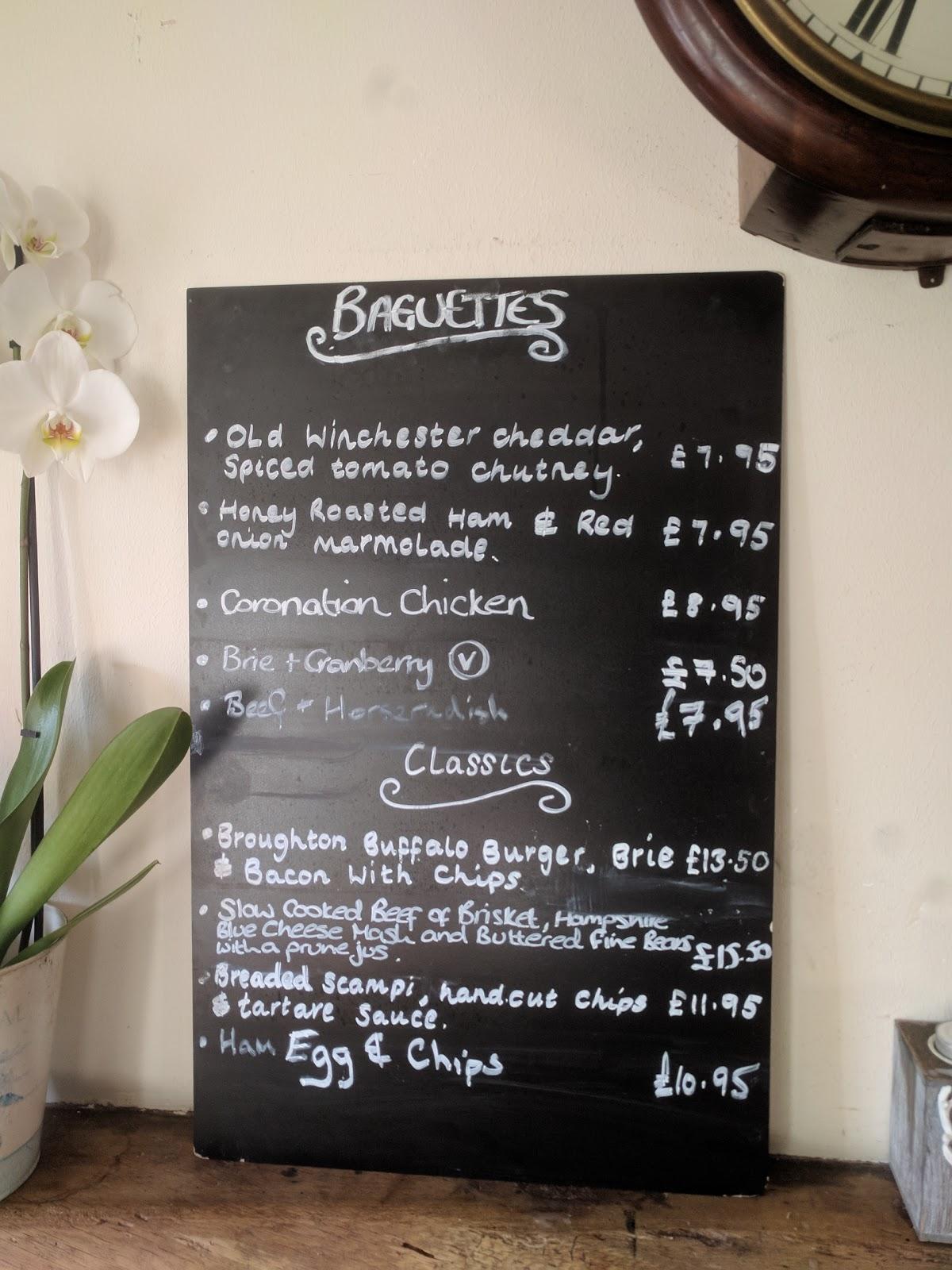 Menu at John Of Gaunt Inn pub & bar, Stockbridge, Horsebridge Rd