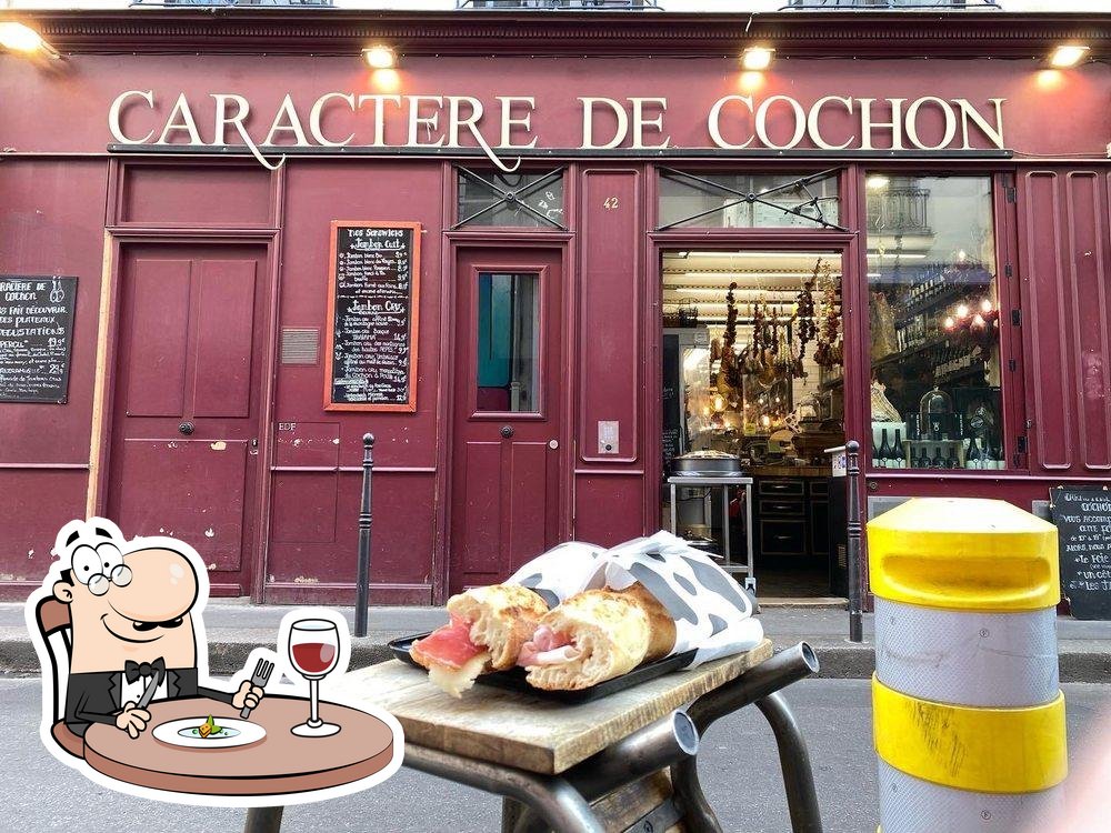 Caractere de Cochon restaurant Paris 42 rue Charlot Restaurant