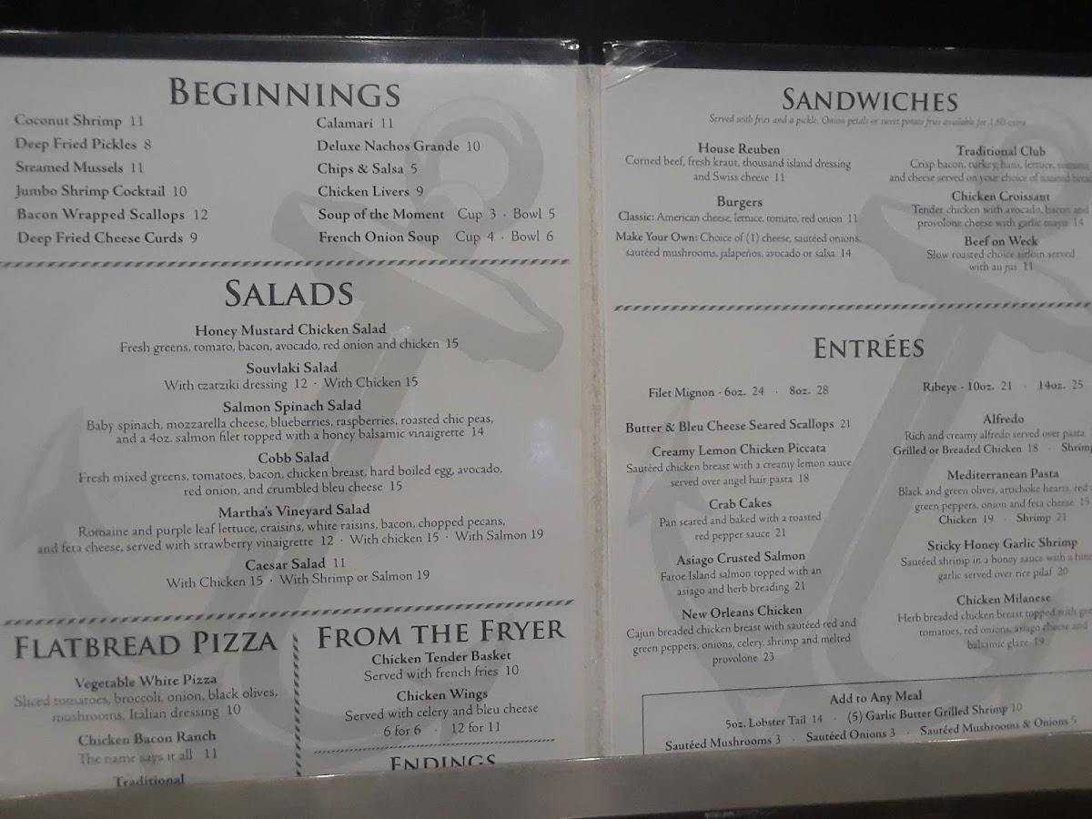 Menu at Steelbound Dunkirk pub & bar, Dunkirk
