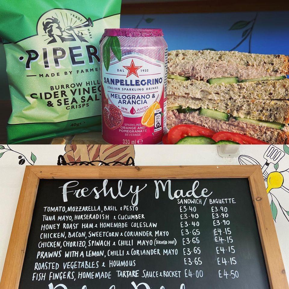 Menu at Picnic In The Park cafe, Bath