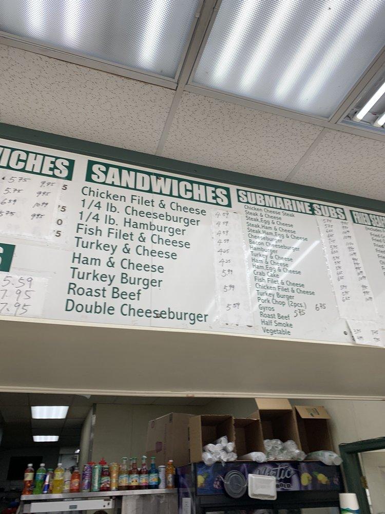 Menu at Danny's restaurant, Calverton, Beltsville Dr