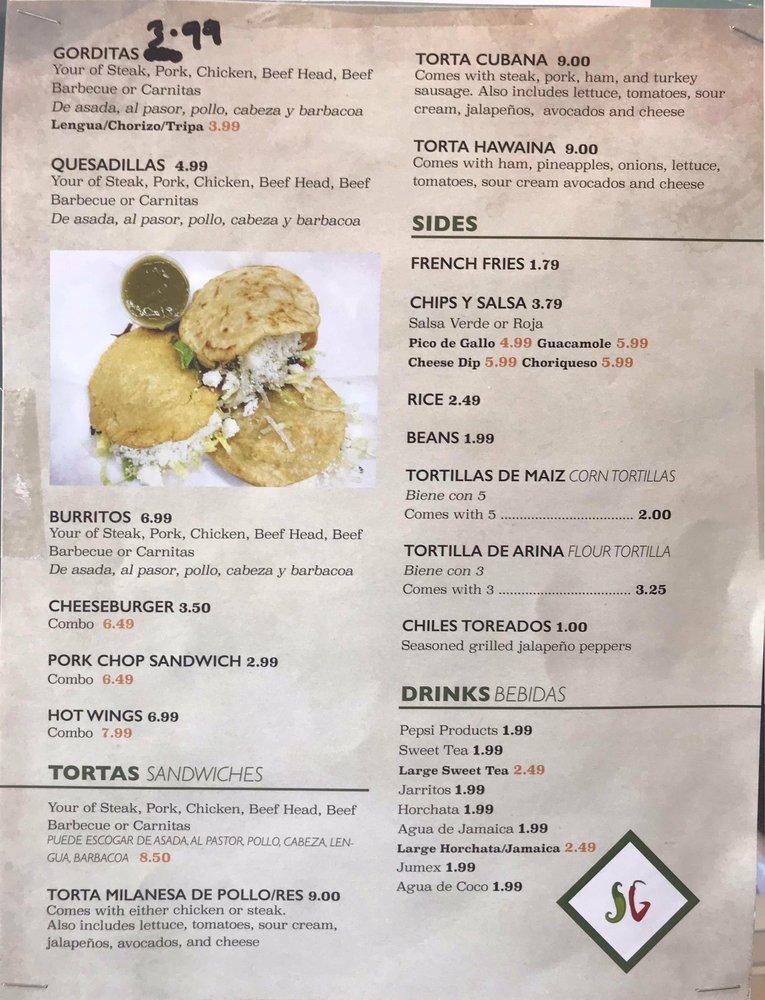 Menu at Speed Grill & Deli restaurant, Oxford