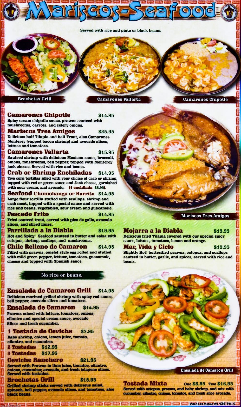 Carta del restaurante La Hacienda Real West Salem, Salem, 475 Taggart Dr